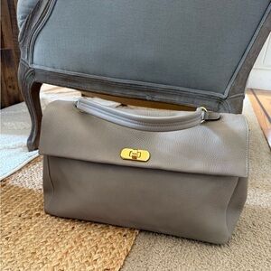 Marni Gray Travel Bag with Gold Accent